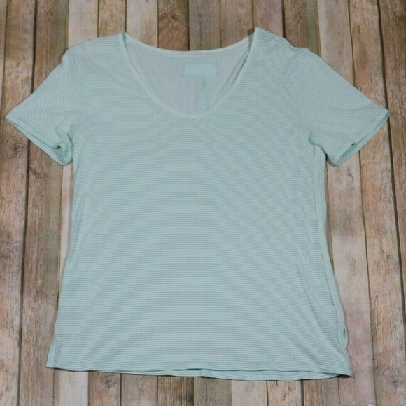 lululemon athletica Tops - Lululemon Not So Basic Gym Tee Yoga Run Stripe